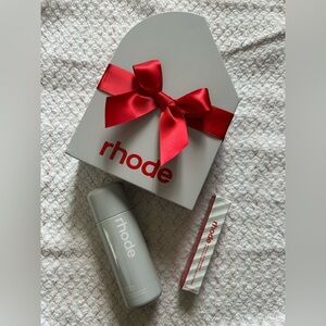 Rhode Holiday Duo - Glazing Milk + Peppermint Peptide Lip Treatment